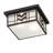 Monaca Glass Flush Mount