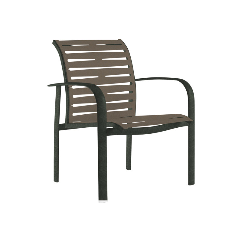 Laguna Beach EZ Span™ Outdoor Dining Armchair, Mocha, Mocha