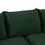 Velours côtelé de 85,4 po Avag, style courbé pour le salon, la chambre à coucher, l’appartement, les accoudoirs confortables, le tissu, la fonction d'économie d'espace avec le revêtement, le matériau de la peau, la fabrication, les instructions d'assemblage faciles