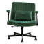 Chaise de bureau avec accoudoirs - Revêtement en velours doux, hauteur réglable, pivotant à 360 ° pour un confort intérieur avec roulettes, siège confortable, coussin supplémentaire, caractéristiques de la maison