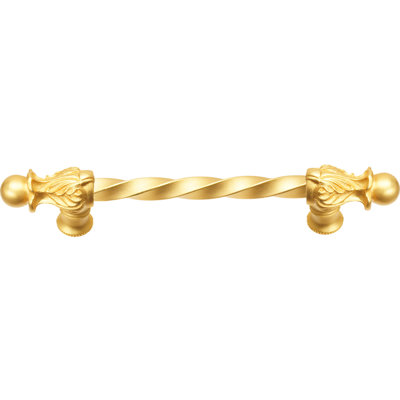 Acanthus 22 inches c.c. with 3/8 twist bar long pull Romanesque style in Chalice