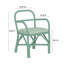 Chaise en rotin vert-2021978289