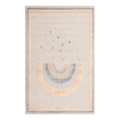 Unique Loom Prismatic Whimsy Kids Rug