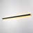 Barde Slender Sideway Outdoor Hardwired Bar Wall Sconce with LED Light Source-614565295