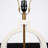 Traditional Open Circle Marble Table Lamp