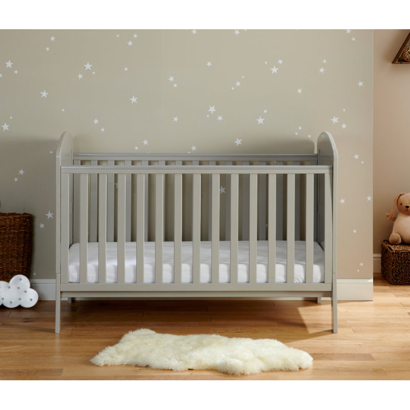 Aston Dropside Cot Bed, Grey