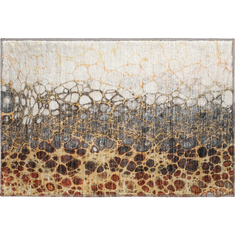 Premium Machine Washable Kolten Ivory Rug