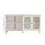 Buffet antique 60 "avec sculptures florales-628464373