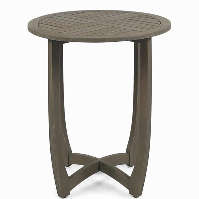 HERMOSA 27.5'' CIRCULAR WOOD TABLE