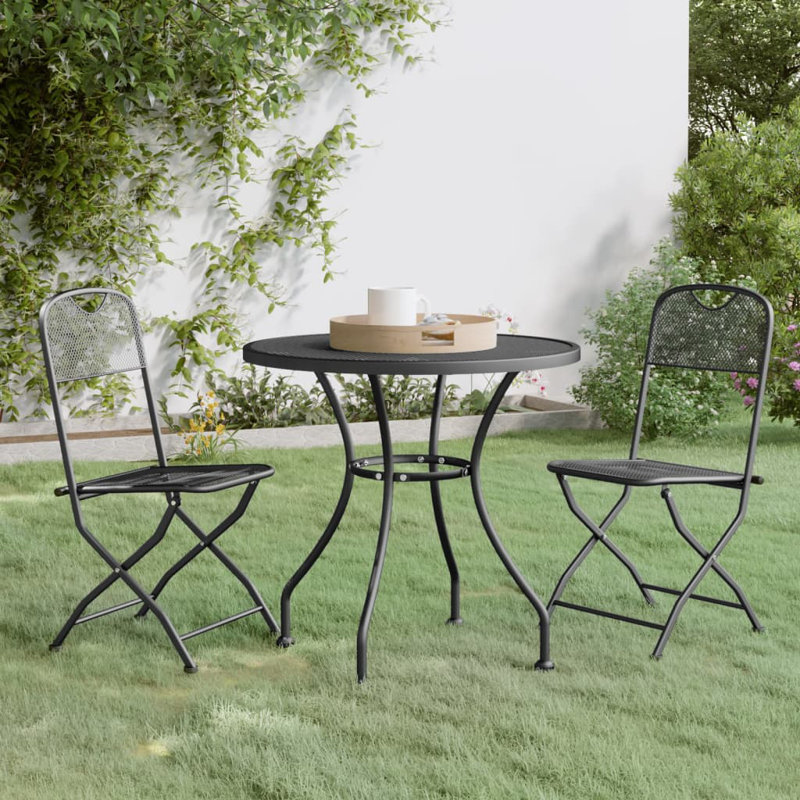 Amree 2 - Person Patio Dining Set with Round Table