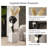 51.97"Luxurious minimalist black decorative piece for the living room