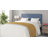 Channel Stitched Upholstered Headboard, Adjustable Height from 44.5" to 57.25"-1250760632-1250760629