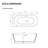 66.44 " L x 30 " W Freestanding and Mounting / Installation Required Soaking Acrylic Bathtub