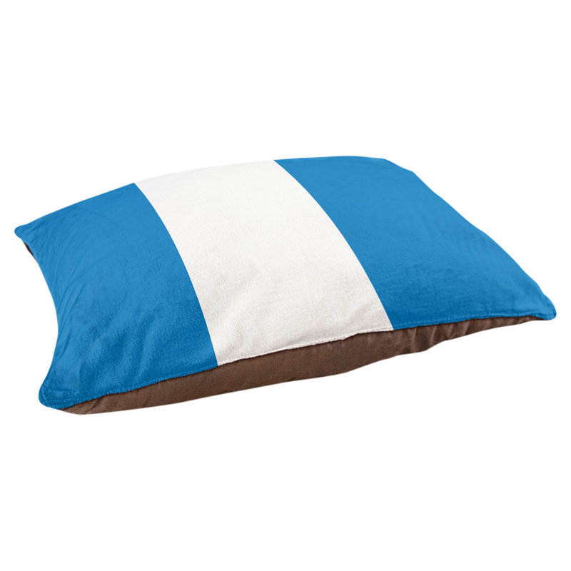 Coussin Designer, Moyen (L 30 po x l 40 po), Bleu / blanc / bleu