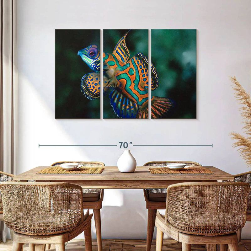 Brampt Mandarin Dragonet, 36" H x 57" W