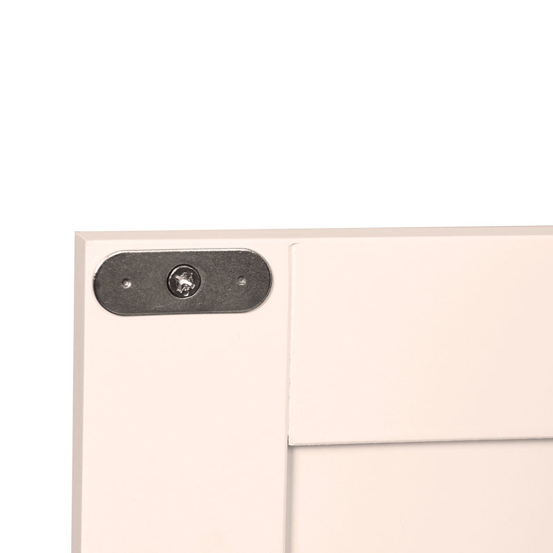 Armoire de rangement pour salle de bain avec tablette réglable à double porte, blanc