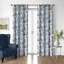 Bronte Cornflower Cotton Grommet Top Drapery Panel Set of 2-1519082104
