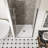 32-36" W x 72" H Frameless Pivot Shower Glass Door with 1/4" and 5/16" Tempered Glass, Swing Shower Doors with 105° Anti-Collision Stop, Chrome Finish, Reversible Installation-122796414