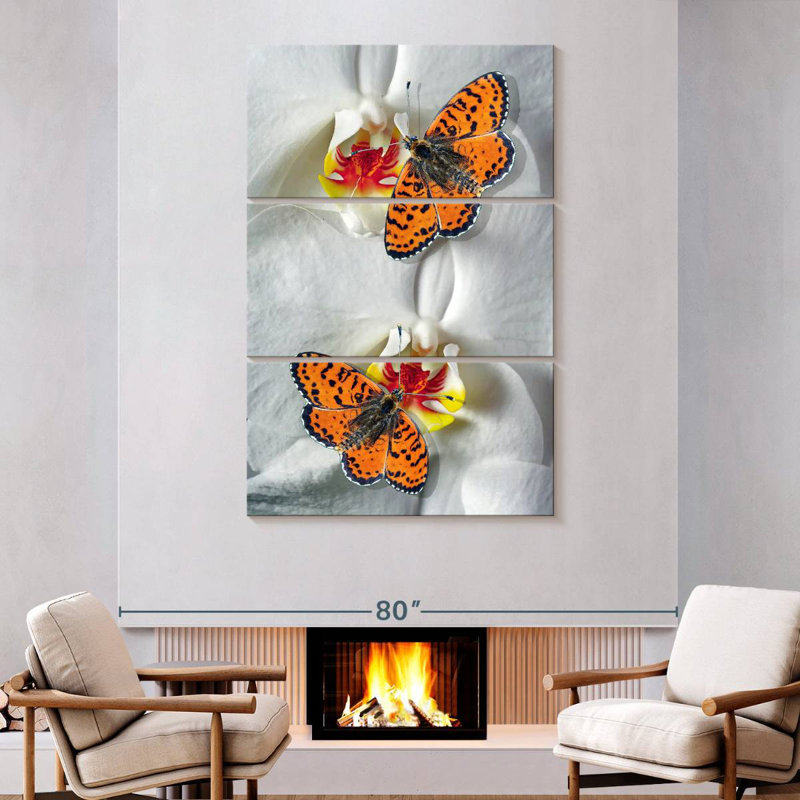 Brampt Orange Butterfly Duo
