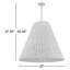 Luminaire suspendu tissé à 3 lumières Pippa
