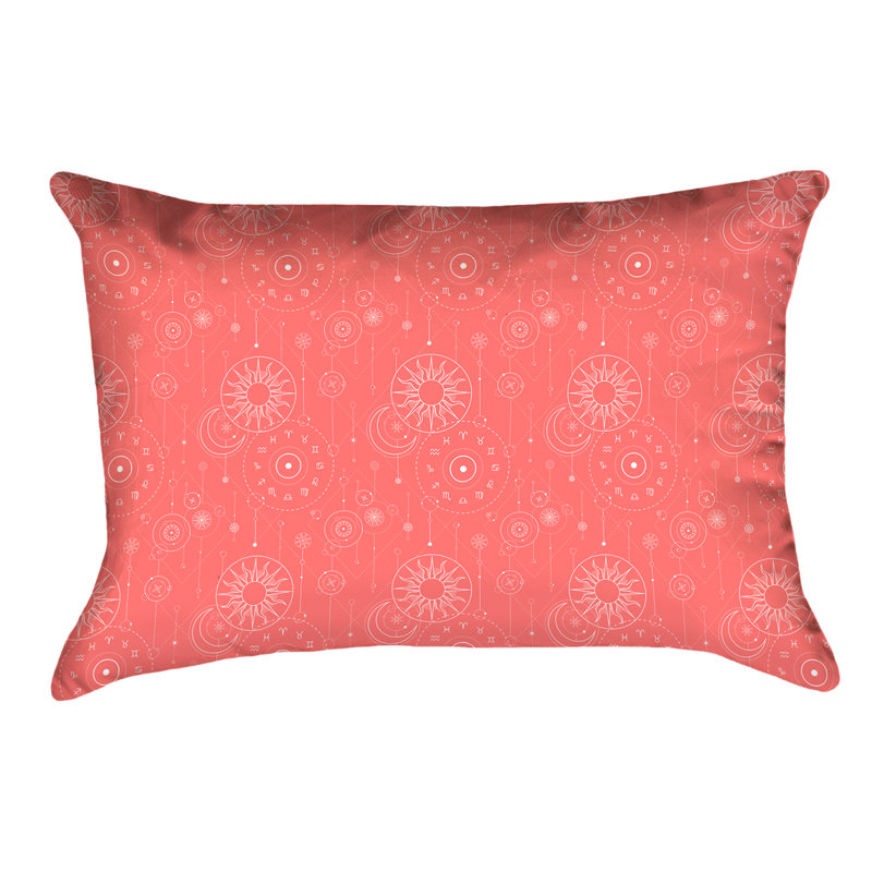Housse de coussin Katelyn Elizabeth, Faux lin, Orange