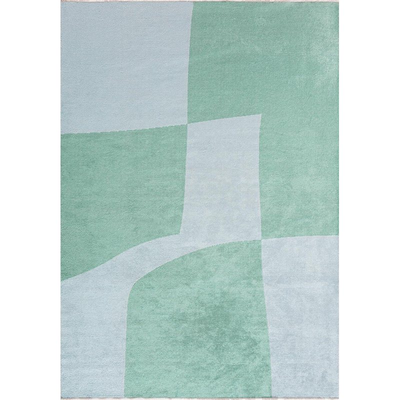 Tapis moderne et abstrait, Rectangle 9 pi 10 po x 14 pi