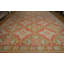 Antique Large Allover Floral Flat Weave Rug