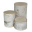 Piliers en bouleau blanc Wilson Viktor (ensemble de 3 - hauteurs variées)