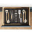 Rangement d'ustensiles pour tiroirs de cuisine, plateau extensible pour ustensiles de cuisine-131057070