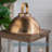 Brown Wooden Lantern With Transparent Glass Panels
