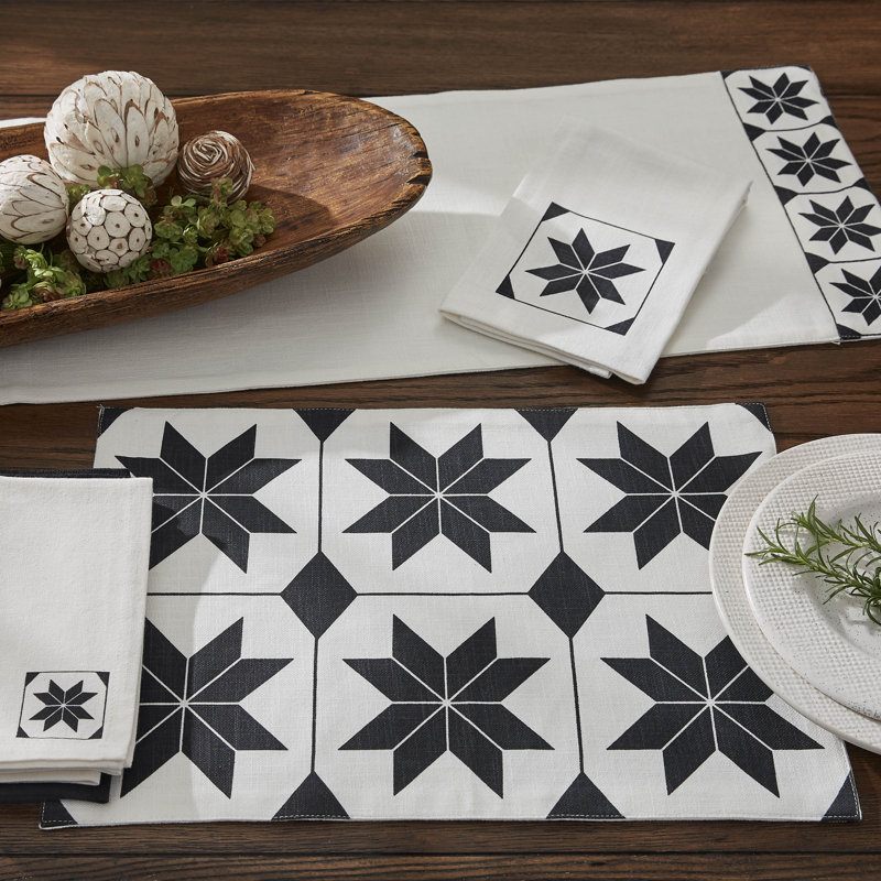 Chemin de table Winston Porter 13 po x 54 po, 54 po x 13 po