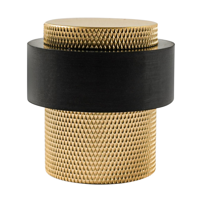 Brass Silent Door Stop, Brushed Brass