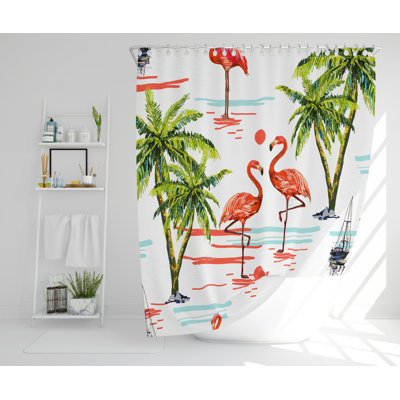 Rhian Polyester Single Shower Curtain