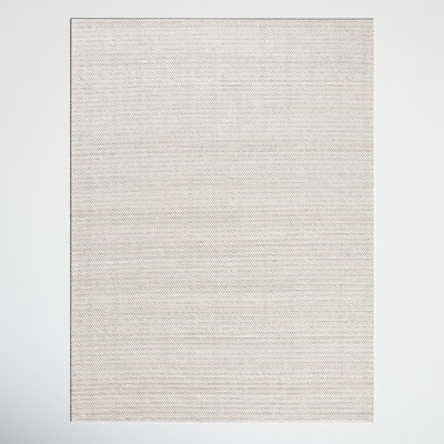 Roque Flatweave Wool Light Brown/Ivory Area Rug