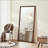 Large Full Length Floor Mirror with PS Gold Frame and Explosion-Proof Backing