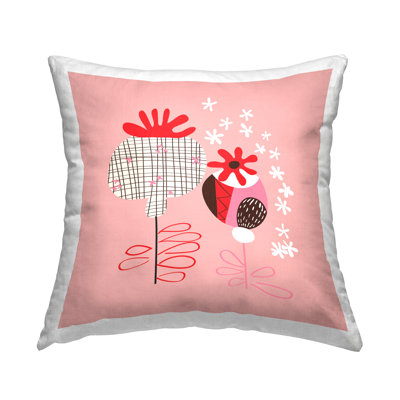 Floral Throw Pillow