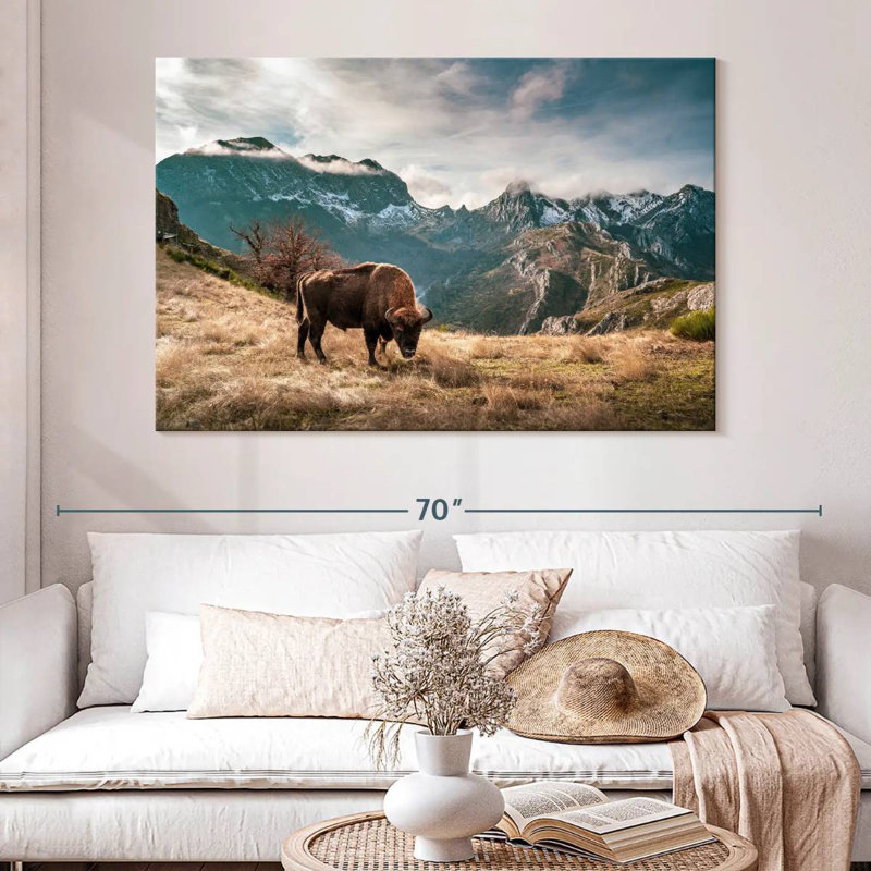 Brampt Bison By The Mountains