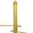 Heavy-Duty Iron Hat Tower for Baseball & Cowboy Hats, 35-Position Spinning Retail Rack, 70.86" H-1891961409