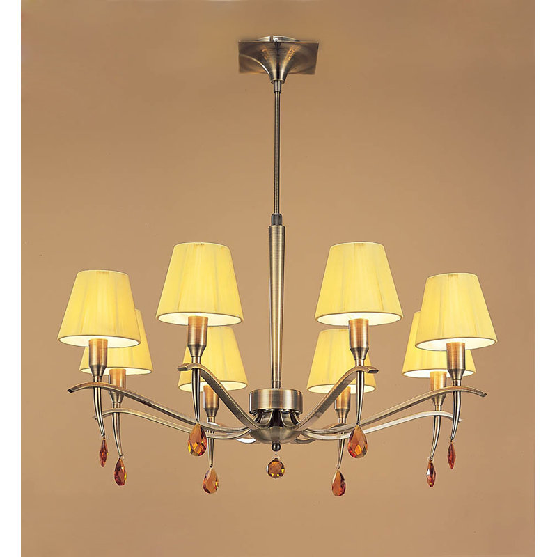 Quade 8 - Light Shaded Chandelier