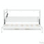 Lit escamotable moderne pliant sur le côté avec motif imprimé tendance, éclairage DEL sous le lit et prise USB intégrée - conception peu encombrante-1121510084-1121510087