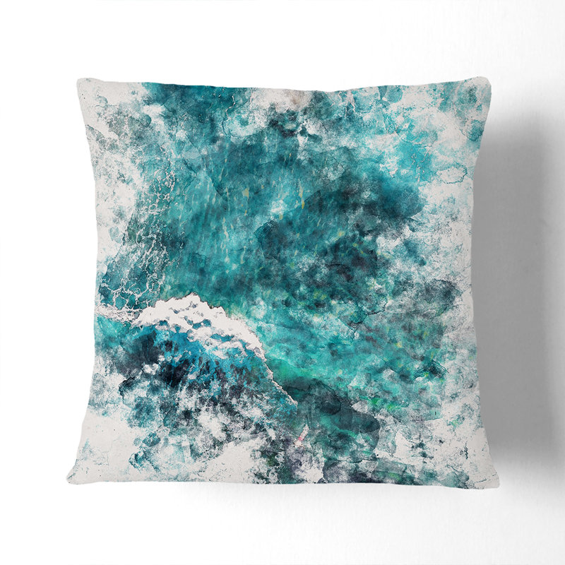 Square Throw Cushion, 55cm H x 55cm W x 20cm D, Black