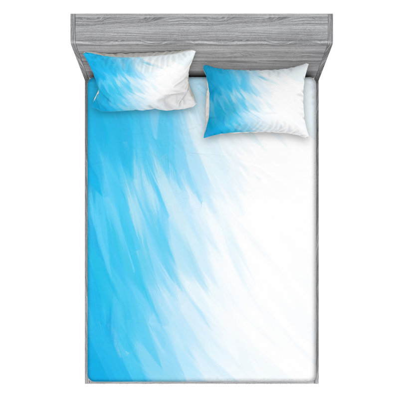 Microfiber Sheet Set, Queen Sheet Set with Fitted Sheet