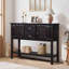 Buffet rétro de 122 cm, console, avec tablette du bas-114243880