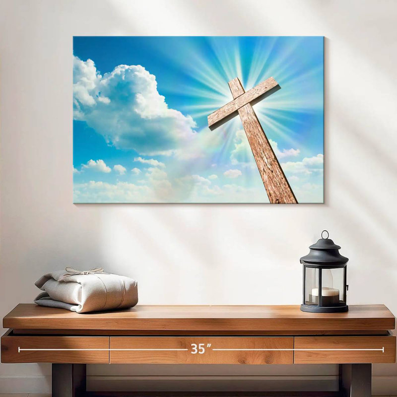 Adella Large Cross, 16" H x 24" W
