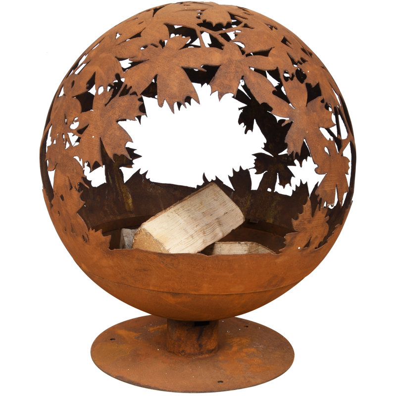 Fire Globe Laser Cut (Leaves)
