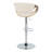 Archaimbaud Swivel Upholstered Adjustable Height Counter Stool with Metal Frame