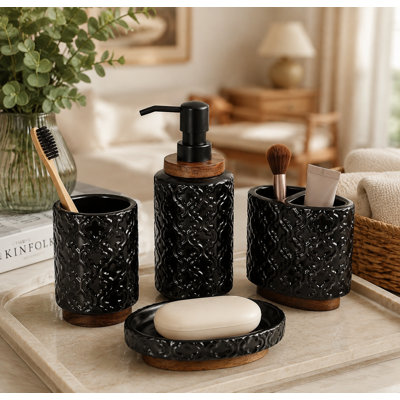 Ceramic Bathroom Accessories Set