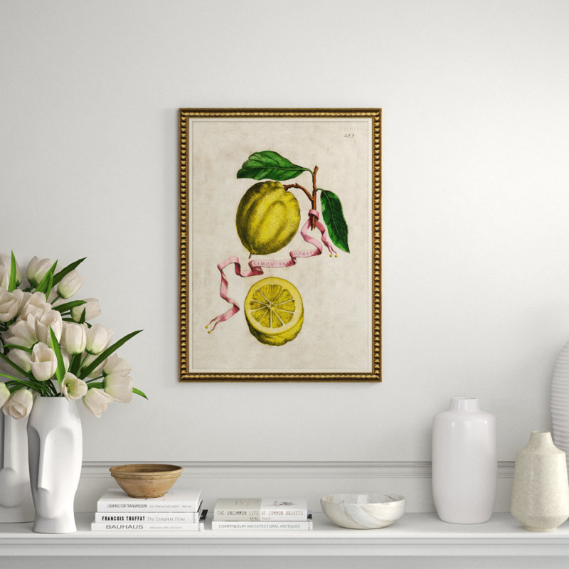 Lemons And Ribbons 2 Giclee Print
