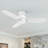 48 Inch Indoor Flush Mount Ceiling Fan without light-1313934897