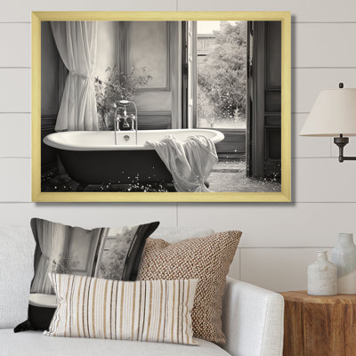 Minimalisme Bath of Serenity III - Laundry Art mural